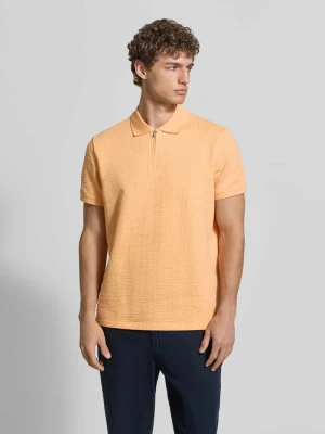 Koszulka polo o kroju regular fit z fakturowanym wzorem MCNEAL