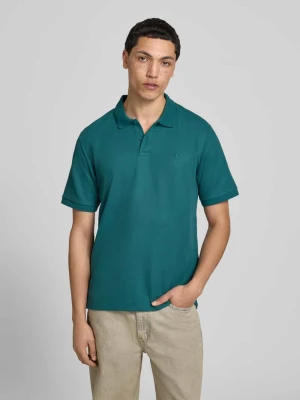 koszulka polo o kroju regular fit z fakturowanym wzorem model 'AUSTIN' jack & jones
