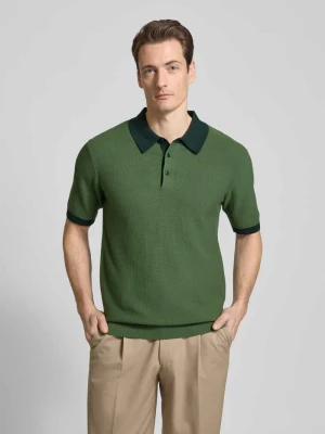 Koszulka polo o kroju regular fit z fakturowanym wzorem Scotch & Soda