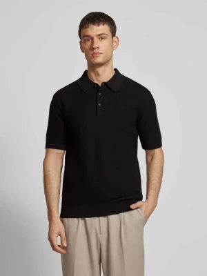 Koszulka polo o kroju regular fit z fakturowanym wzorem Scotch & Soda