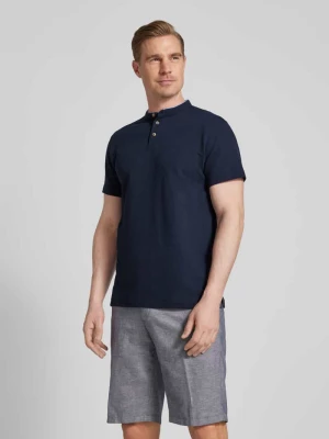 Koszulka polo o kroju regular fit z fakturowanym wzorem Tom Tailor
