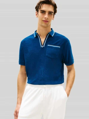 Koszulka polo o kroju regular fit z froty Tommy Hilfiger