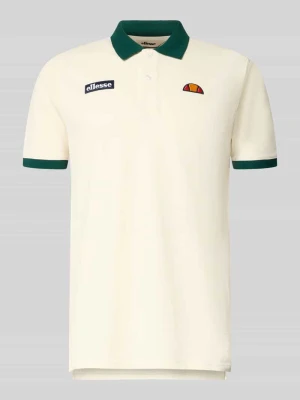 Koszulka polo o kroju regular fit z haftami z logo Ellesse