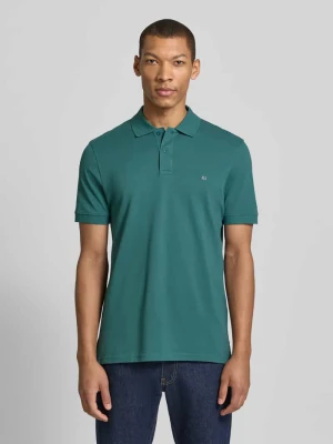 Koszulka polo o kroju regular fit z haftem Christian Berg Men