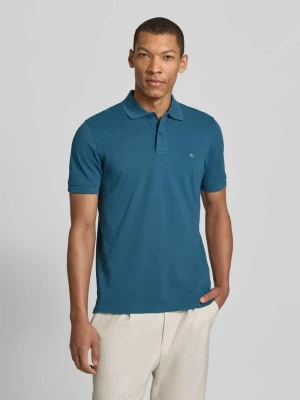 Koszulka polo o kroju regular fit z haftem Christian Berg Men