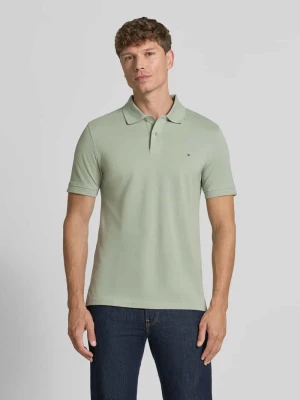 koszulka polo o kroju regular fit z haftem Christian Berg Men