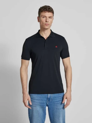 koszulka polo o kroju regular fit z haftem model 'PLANTAGO' Peuterey