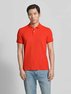 koszulka polo o kroju regular fit z haftem model 'PLANTAGO' Peuterey