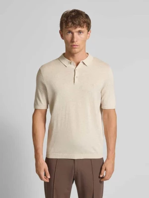 Koszulka polo o kroju regular fit z imitacji dzianiny FYNCH-HATTON