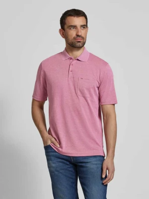Koszulka polo o kroju regular fit z kieszenią na piersi Christian Berg Men