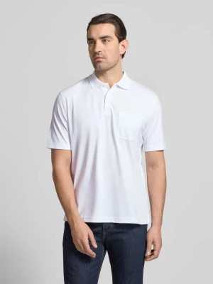 Koszulka polo o kroju regular fit z brustaszą Christian Berg Men