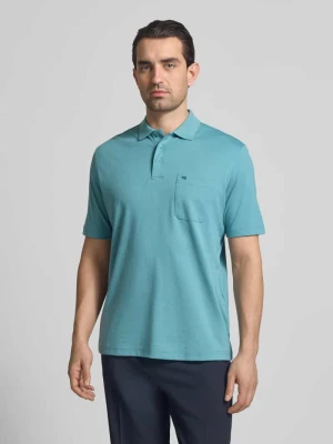 Koszulka polo o kroju regular fit z kieszenią na piersi Christian Berg Men