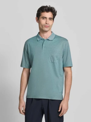 Koszulka polo o kroju regular fit z kieszenią na piersi Christian Berg Men