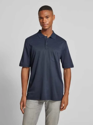 Koszulka polo o kroju regular fit z kieszenią na piersi Christian Berg Men
