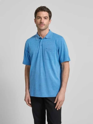 Koszulka polo o kroju regular fit z kieszenią na piersi Christian Berg Men