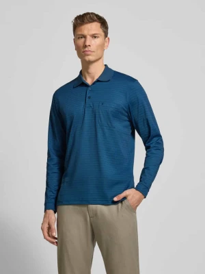 Koszulka polo o kroju regular fit z kieszenią na piersi model ‘Fineliner’ RAGMAN