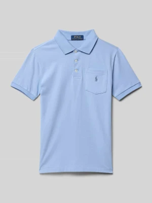 Koszulka polo o kroju regular fit z kieszenią na piersi Polo Ralph Lauren Teens