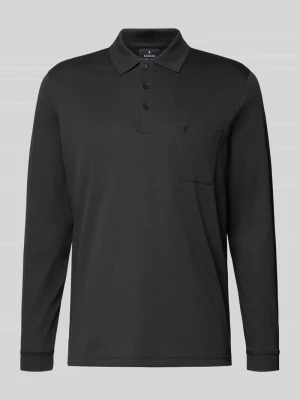 Koszulka polo o kroju regular fit z kieszenią na piersi RAGMAN