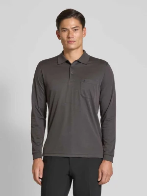 Koszulka polo o kroju regular fit z kieszenią na piersi RAGMAN