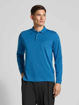 Koszulka polo o kroju regular fit z kieszenią na piersi RAGMAN