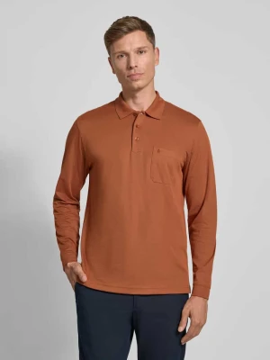 Koszulka polo o kroju regular fit z kieszenią na piersi RAGMAN
