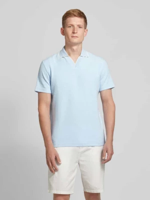 Koszulka polo o kroju regular fit z kołnierzem z połami model ‘ADLEY WAFFLE’ Selected Homme