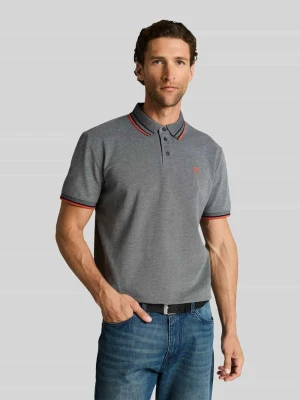 Koszulka polo o kroju regular fit z kołnierzykiem w kontrastowym kolorze Tom Tailor