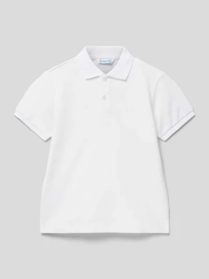Koszulka polo o kroju regular fit z krótką listwą guzikową Mayoral