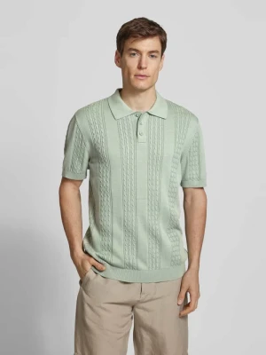 Koszulka polo o kroju regular fit z krótką listwą guzikową MCNEAL