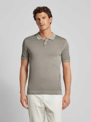Koszulka polo o kroju regular fit z krótką listwą guzikową model ‘TRITON’ drykorn