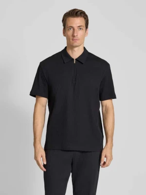 Koszulka polo o kroju regular fit z krótkim zamkiem błyskawicznym MCNEAL