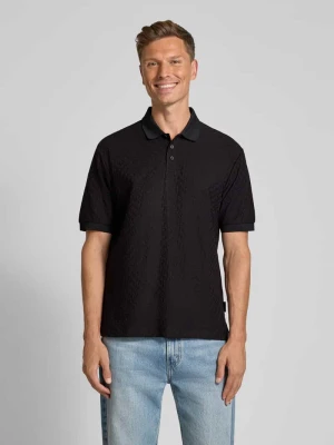 Koszulka polo o kroju regular fit z listwą guzikową Armani Exchange