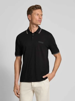 Koszulka polo o kroju regular fit z listwą guzikową Armani Exchange
