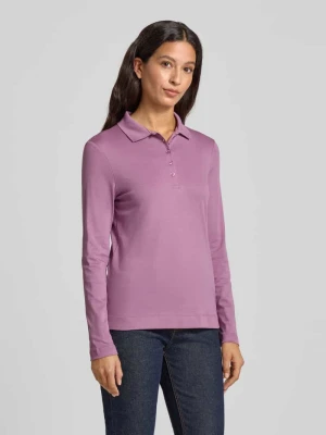 Koszulka polo o kroju regular fit z listwą guzikową Christian Berg Woman