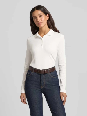 Koszulka polo o kroju regular fit z listwą guzikową Christian Berg Woman