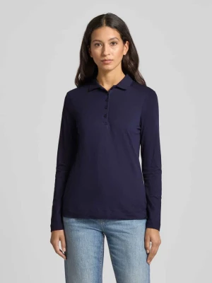 Koszulka polo o kroju regular fit z listwą guzikową Christian Berg Woman