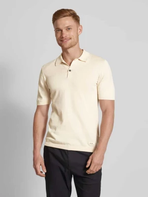 Koszulka polo o kroju regular fit z listwą guzikową CK Calvin Klein