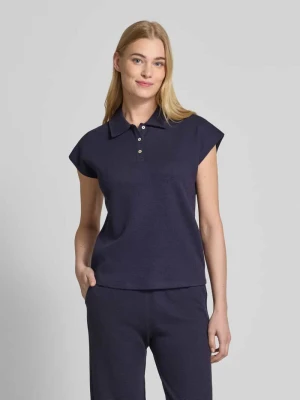 Koszulka polo o kroju regular fit z listwą guzikową i krótkim rękawem Christian Berg Woman