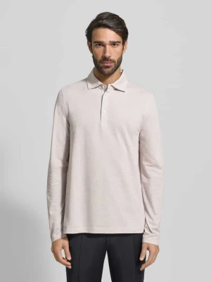 Koszulka polo o kroju regular fit z listwą guzikową maerz muenchen