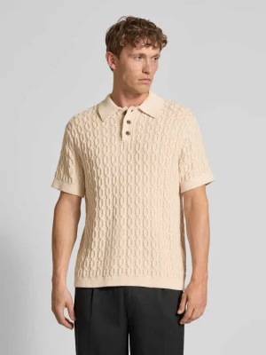 Koszulka polo o kroju regular fit z listwą guzikową model ‘Garrett’ Les Deux