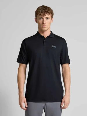 Koszulka polo o kroju regular fit z logo i listwą guzikową Under Armour