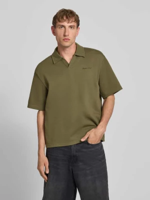 Koszulka polo o kroju regular fit z logo model „Eddie” Redefined Rebel Oliwkowy