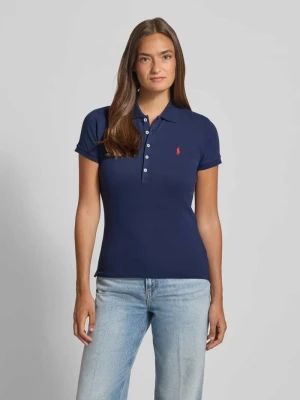 koszulka polo o kroju regular fit z mieszanka bawełny model 'JULIE' Polo Ralph Lauren