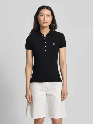 koszulka polo o kroju regular fit z mieszanka bawełny model 'JULIE' Polo Ralph Lauren