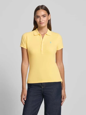 koszulka polo o kroju regular fit z mieszanka bawełny model 'JULIE' Polo Ralph Lauren
