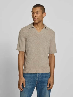 Koszulka polo o kroju regular fit z mieszanki bawełny ekologicznej model 'BOUCLE' ARMEDANGELS