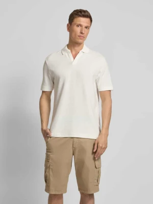 Koszulka polo o kroju regular fit z mieszanki bawełny i elastanu Marc O'Polo