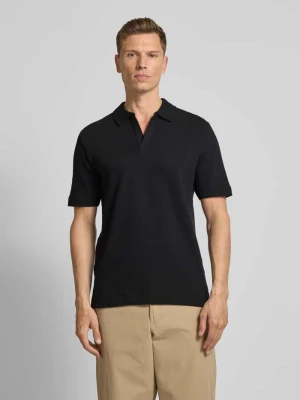 Koszulka polo o kroju regular fit z mieszanki bawełny i elastanu Marc O'Polo