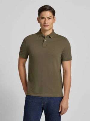 Koszulka polo o kroju regular fit z mieszanki bawełny i elastanu Tommy Hilfiger