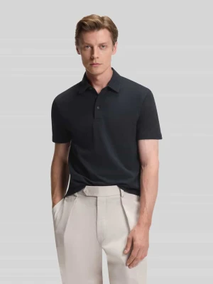 Koszulka polo o kroju regular fit z mieszanki bawełny i jedwabiu model ‘PARRIS’ – BECKHAM x BOSS